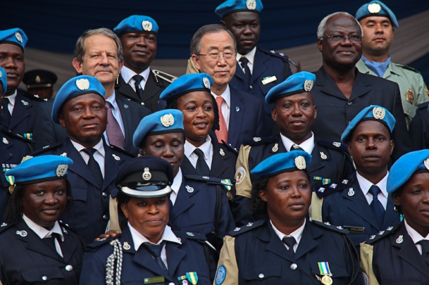 Visit of the UN Secretary General to Sierra Leone. 5th March 2014